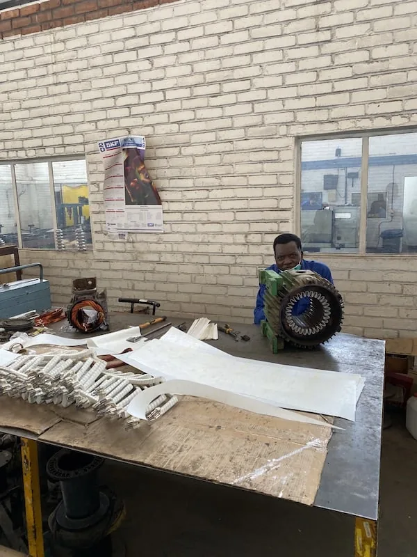 MMS Rewind Division motor rewinding work, photo 7